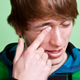 Illustration for article titled Half Hour Of Constant Rubbing Somehow Fails To Soothe Irritated Eye
